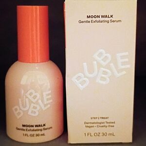 Bubble Moon Walk Gentle Exfoliating Serum 1oz NEW In Box AHA Night Treatment